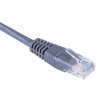 Patch kábel UTP, Cat5e, 3m, sivý (PCU5E-3-MS)