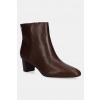 Kožené členkové topánky Lauren Ralph Lauren Demi hnedá farba, na podpätku, jemne zateplené, 802974503002 802974503002.200 EUR 40