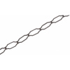 LUX Reťaz zámková 4-hranná čierna 2,8 x 2,8 mm - metráž