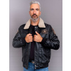 Max Original Leather Pánska kožená bunda 5066 galaxy black (5XL 66-68) - Čierna - 5XL