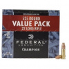 Federal Náboj kulový Federal, Champion Target, .22 LR, 36GR (2,3g), Copper Plated HP