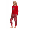 Dámske pyžamo Moraj PDD4100-013 Farba: Červená, Veľkosť: 2XL