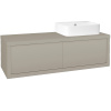 Dreja Umývadlová skriňa STORM SZZ2 120 (umývadlo Joy 3) - L04 Béžová vysoký lesk / L04 Béžová vysoký lesk / Pravé
