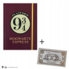 Zápisník Nástupište 9 a 3/4 so záložkou, Harry Potter