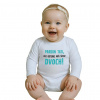 Body s potlačou New Baby Pardon tati,... máš šéfov dvoch! Biela 86 (12-18m)