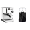 Rancilio Silvia E, biela + Eureka Mignon Perfetto, BL black