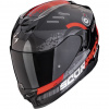 Prilba Scorpion EXO-520 Evo Air Titan Metal Black Red Veľkosť: S (55-56 cm)