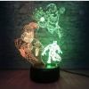 3Dmix 3DL-DFS050 – 3D LED nočná lampa - Avengers – Ironman, Spider-man, Batman (Aroma)