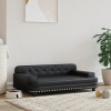 vidaXL Pelech pre psa čierny 90x53x30 cm umelá koža - Čierna - 179837-113969