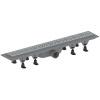 AQUALINE MALVI podlahový žľab s nerezovým roštom, L-810, DN50 1702-81