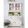 Rustikálny kredenc WHITE HOME VIT05 Barevné provedení: Bílá patina K03 - hnědý vosk K15