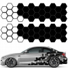 NÁLEPKY na Auto MOTÍV HEXAGON 60 kusov 15cm