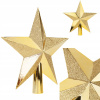 Vianočné ozdoby - Hviezdny vianočný stromček zlatá non -nasta hviezda (Vianočné ozdoby - Hviezdny vianočný stromček zlatá non -nasta hviezda)