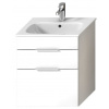 DEEP BY JIKA umývadlová skrinka 53x41,8x60,7cm, 2 zásuvky, Biela+Umývadlo 55cm H41J6134023001