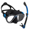 Potápačský set Cressi BIG EYES EVOLUTION & ALPHA ULTRA DRY čierna/modrá BKBL