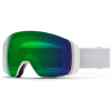 Lyžiarske okuliare Smith 4D MAG - White Vapor/ChromaPop Everyday Green Mirror + ChromaPop Storm Rose Flash uni