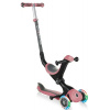 Kolobežka 3v1 Globber GO-UP Deluxe Lights ružová