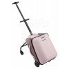 Kufor na kolieskach so sedátkom pre dieťa Carry-On Suitcase With Child Seat Luggage Eazy Sorbet Beaba 2v1 s prídavnými kolieskami pre stabilitu 22 l nosnosť až 100 kg ružový