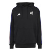 adidas France Rugby Fan Hoodie 2025 Adults Black XL