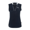 Slazenger Sleeveless dámske polo tričko Navy 18 (46)