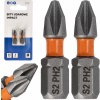 Langner Nárazový bit PHILIPS PH2 25 MM LSP IMPACT sada bitov 2 KUSY