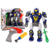 LEAN TOYS Robot Skrutkovač Zbraň Vŕtačka Skrutkovač Svetelný zvuk Granát