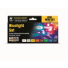 Sada akrylových farieb Vallejo Model Air - Bluelight Set 8x17ml