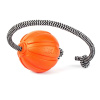 Liker lopta pro psy Cord L s provazom 9 cm