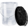 BENBOW Vedro na umývanie auta so sitkom na nečistoty - 20 litrov, priehľadné