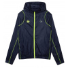 Pánske mikiny Lacoste SPORT Roland Garros Edition After-Match Jacket - navy blue/yellow - Modrý (M)