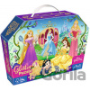 Trefl glitter v kufríku Princezné Disney 70 dielov