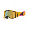 Okuliare VISION 8 CORP, ALPINESTARS (fialová/číra, zrkadlové strieborné plexi) 2026 Farba: oranžová/žltá/ružová, zrkadlové zlaté plexi