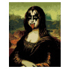Diamantové maľovanie - MONA LISA AKO ROCKOVÁ HVIEZDA Rámovanie: vypnuté plátno na rám, Rozmer: 40x50 cm