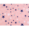 Stoklasa Bavlněná látka hvězdy - 7 (642) korálová sv.