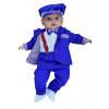 Teplaková súprava - Detský oblek 56 biely, červený, modrý (Rok -year -old Boy 86 Bunda Pants Headband motýlik)