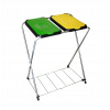 Triediaci stojan na odpad ECO-GLOBE 2 s mriežkou 66x42x81 cm