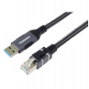 PremiumCord Ethernetový kabel USB3.2 - LAN RJ45 10/100/1000 MBIT 3m (kunet3)