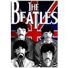 CUKROVÁ TLAČ jedlý obrázok na tortu Cukrová hmota The Beatles Rock John Lennon