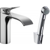 Hansgrohe Vivenis Bidette - chrómová umývadlová batéria s ručnou sprchou