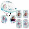 SET Ľadové kráľovstvo FROZEN PRILBA + CHRÁNIČE LAKŤOV KOLENA + RUKAVICE