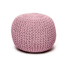 Ružový pletený taburet Jagger – Bonami Essentials