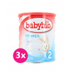 3x BABYBIO PRIMEA 2 dojčenské bio mlieko (800 g)