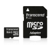 Transcend microSDHC 8GB class 10 + adapter TS8GUSDHC10