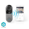 Nedis Nedis WIFICDP10GY - Wi-Fi Smart Domovní Zvonek s Kamerou | Ovládání Pomocí Aplikace | microSD Slot | HD 720p