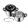 Tlakový hrniec Tefal Clipso+ CHEF P4552030, 6 l + 4,5 l nerez