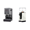 Gaggia New Classic EVO, grey + Eureka Mignon Perfetto, BL white