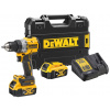 DeWALT DCD805P2T Aku príklepová vŕtačka XR (90Nm/18V/2x5,0Ah) kufor Tstak