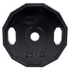Insportline Pogumovaný olympijský kotúč Ruberton 25 kg 50 mm