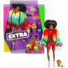 Mattel - Bábika Barbie Extra v dúhovom kabáte s domácim pudlom