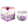 ARÔME Svíčka 90 g ve skle a flower boxu, Lavender